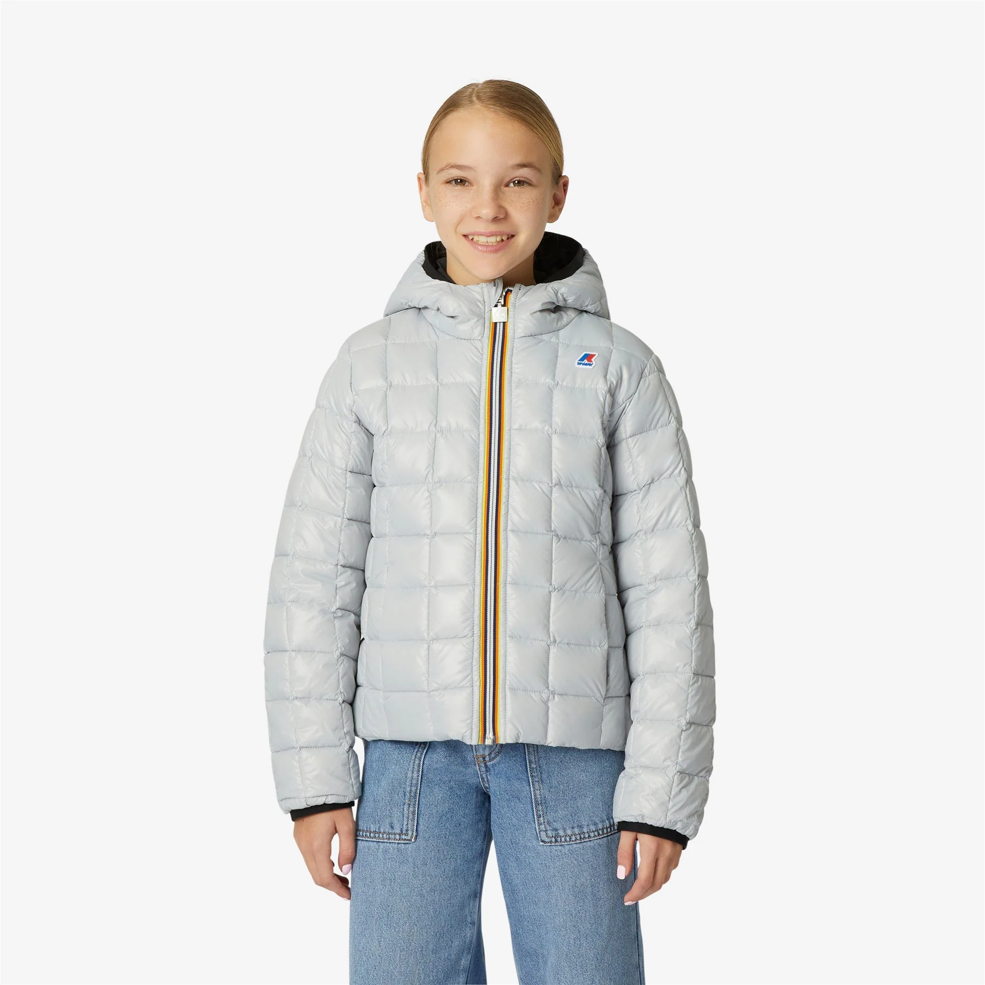 P. LILY THERMO PLUS.2  REVERSIBLE - Jackets - Short - Girl - BLACK PURE-GREY LT - Image 3