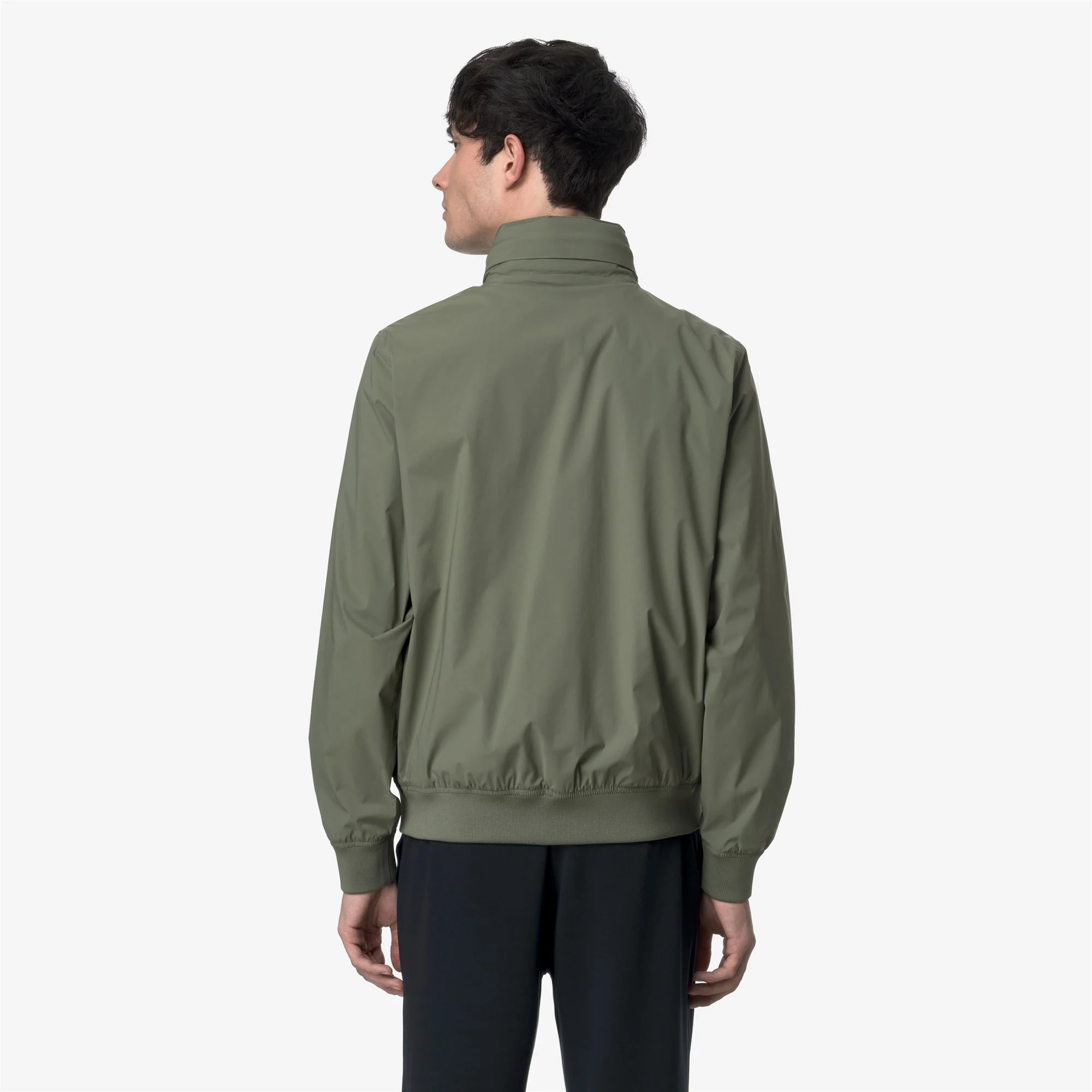 AMAURY  STRETCH NYLON JERSEY - Jackets - Short - Man - GREEN LICHEN - Image 5