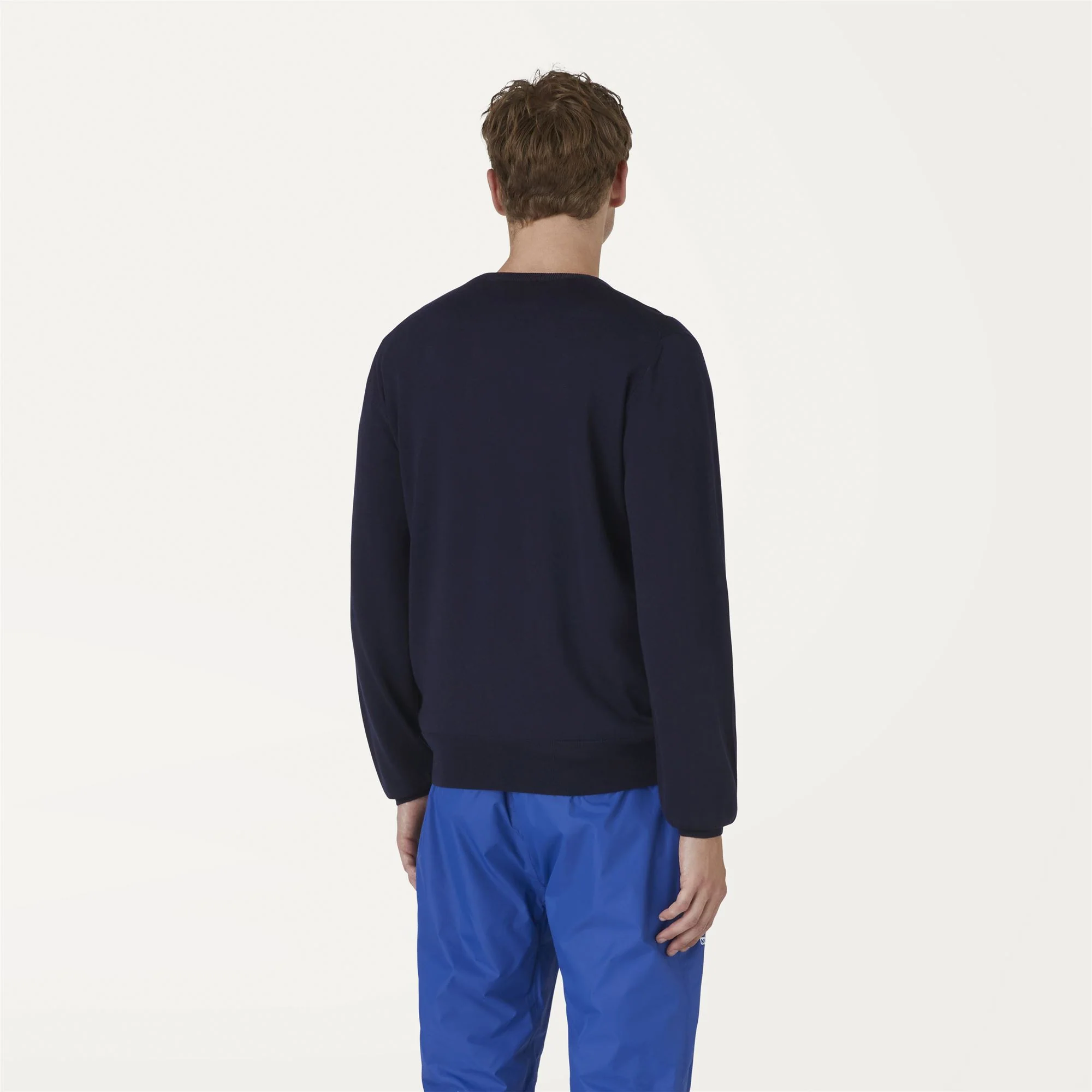 ANTOINE MERINO - KNITWEAR - Pull  Over - Man - BLUE DEPTH - Image 5