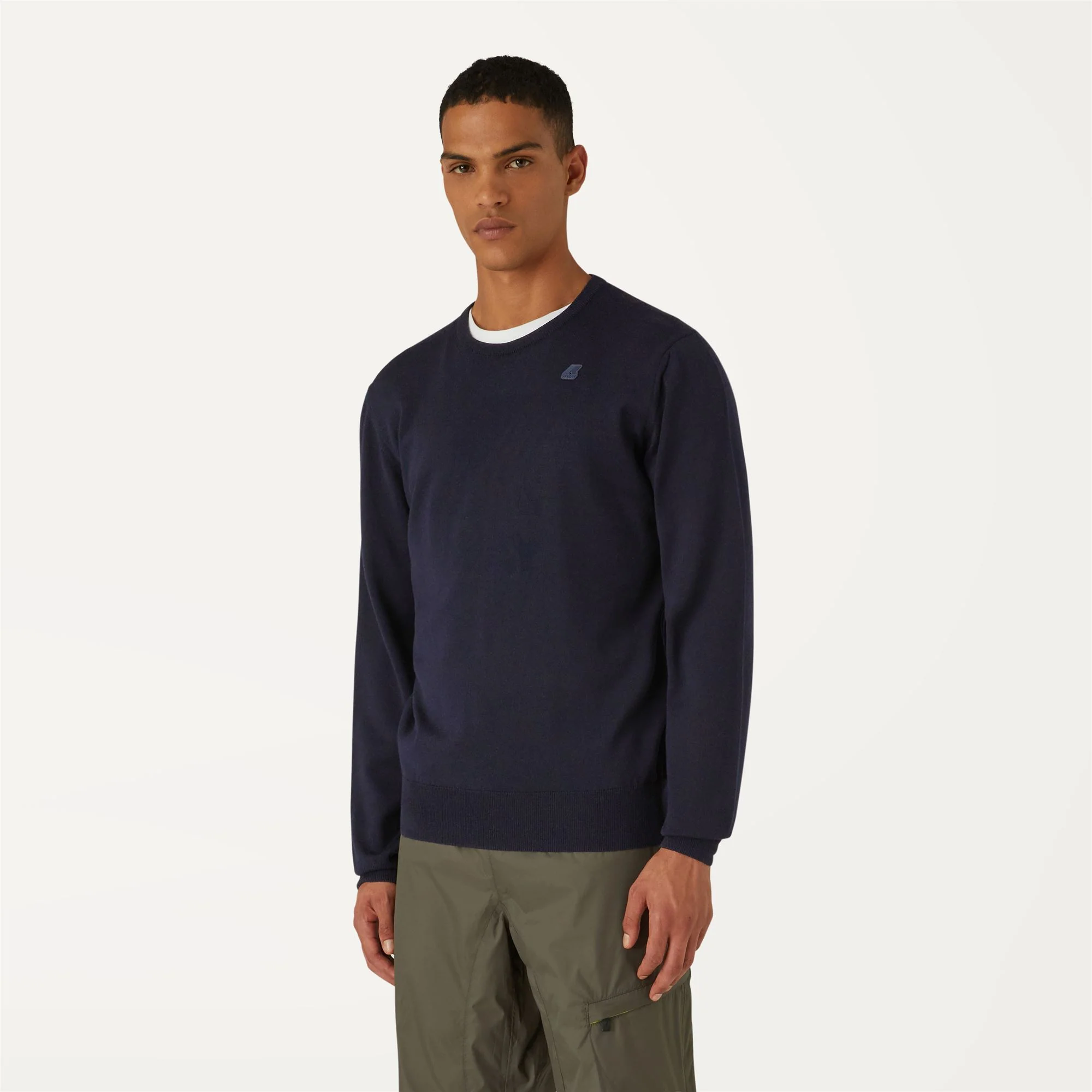 SEBASTIEN MERINO - KNITWEAR - Pull  Over - Man - BLUE DEPTH - Image 3