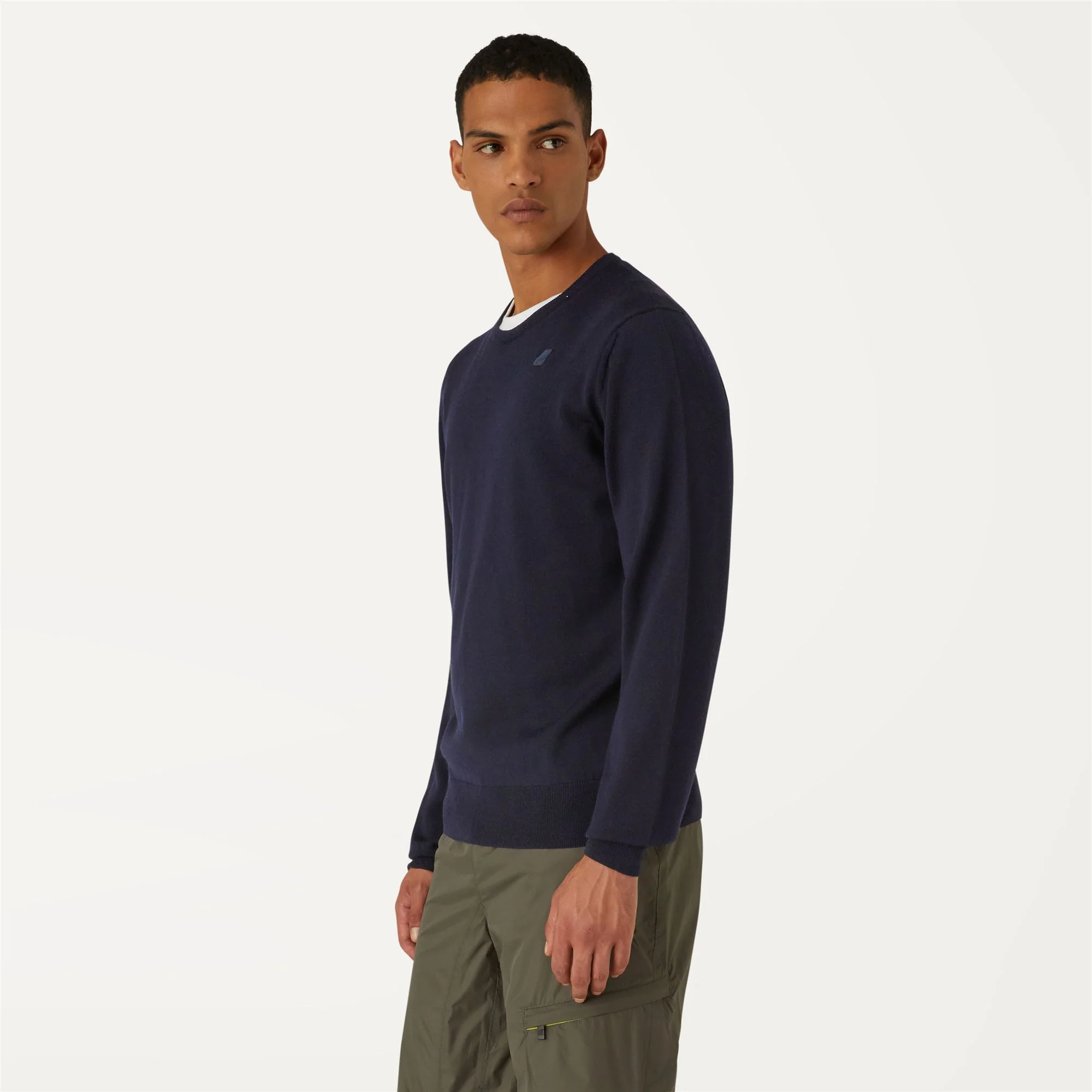 SEBASTIEN MERINO - KNITWEAR - Pull  Over - Man - BLUE DEPTH - Image 4