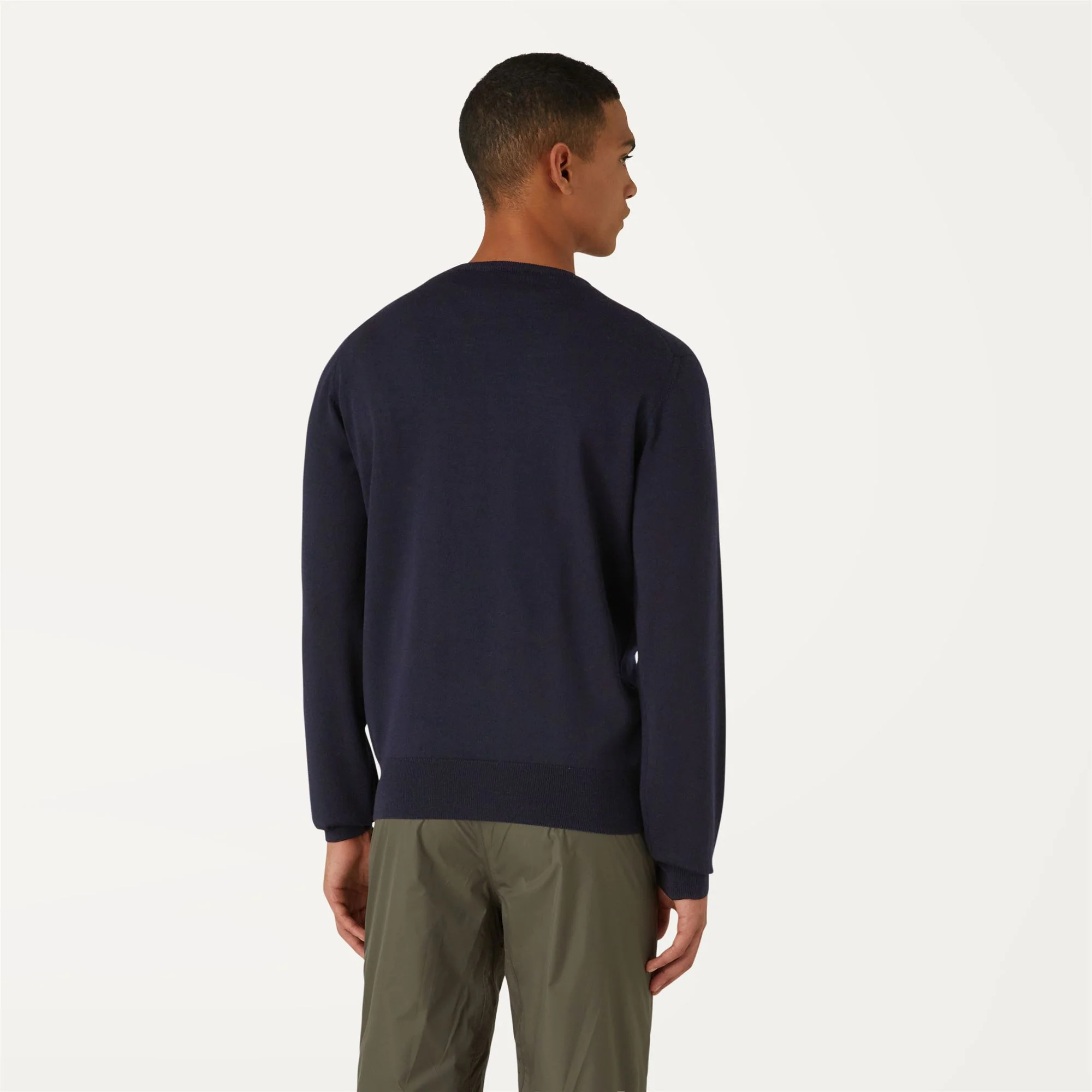 SEBASTIEN MERINO - KNITWEAR - Pull  Over - Man - BLUE DEPTH - Image 5