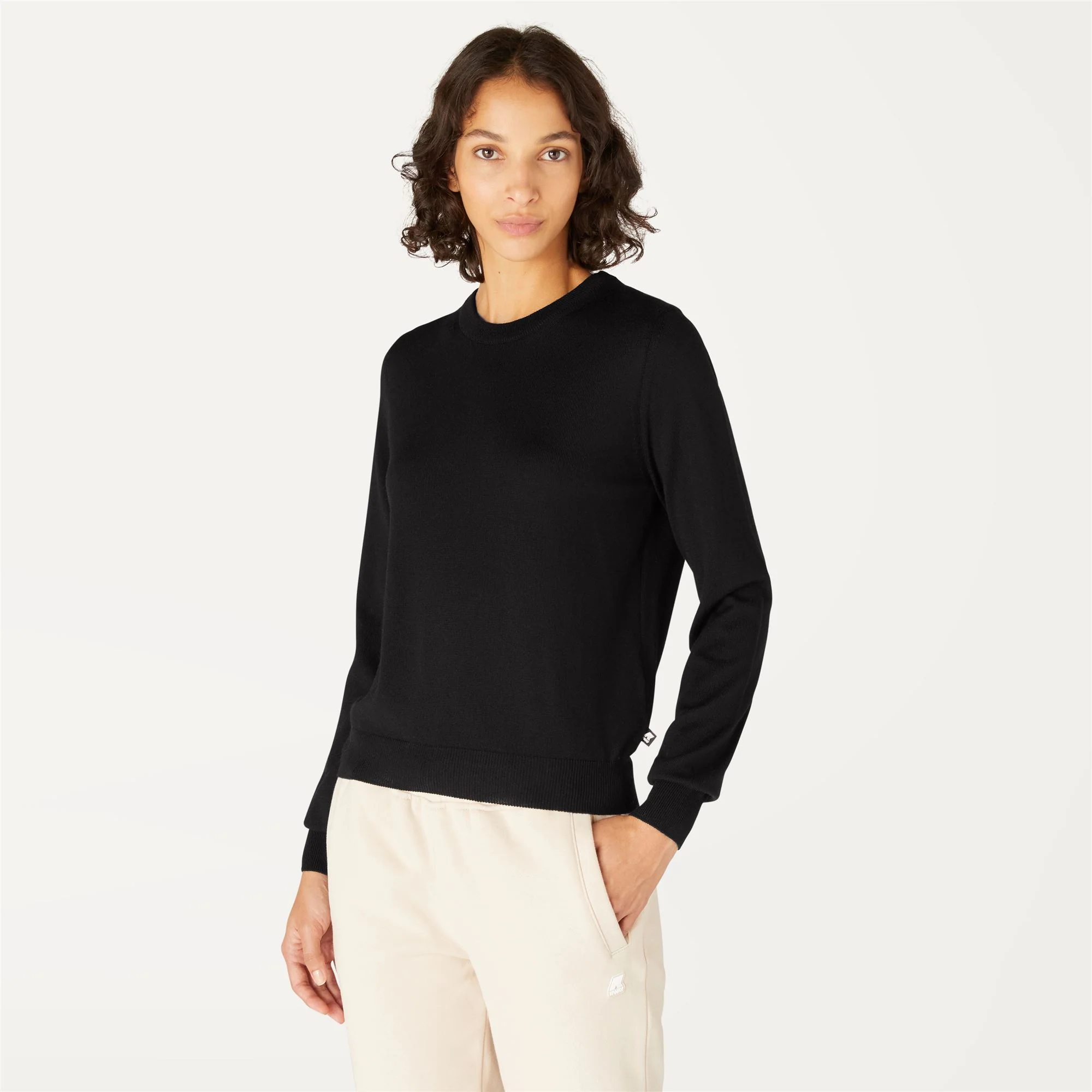 ABBI MERINO - KNITWEAR - Pull  Over - Woman - BLACK PURE - Image 3