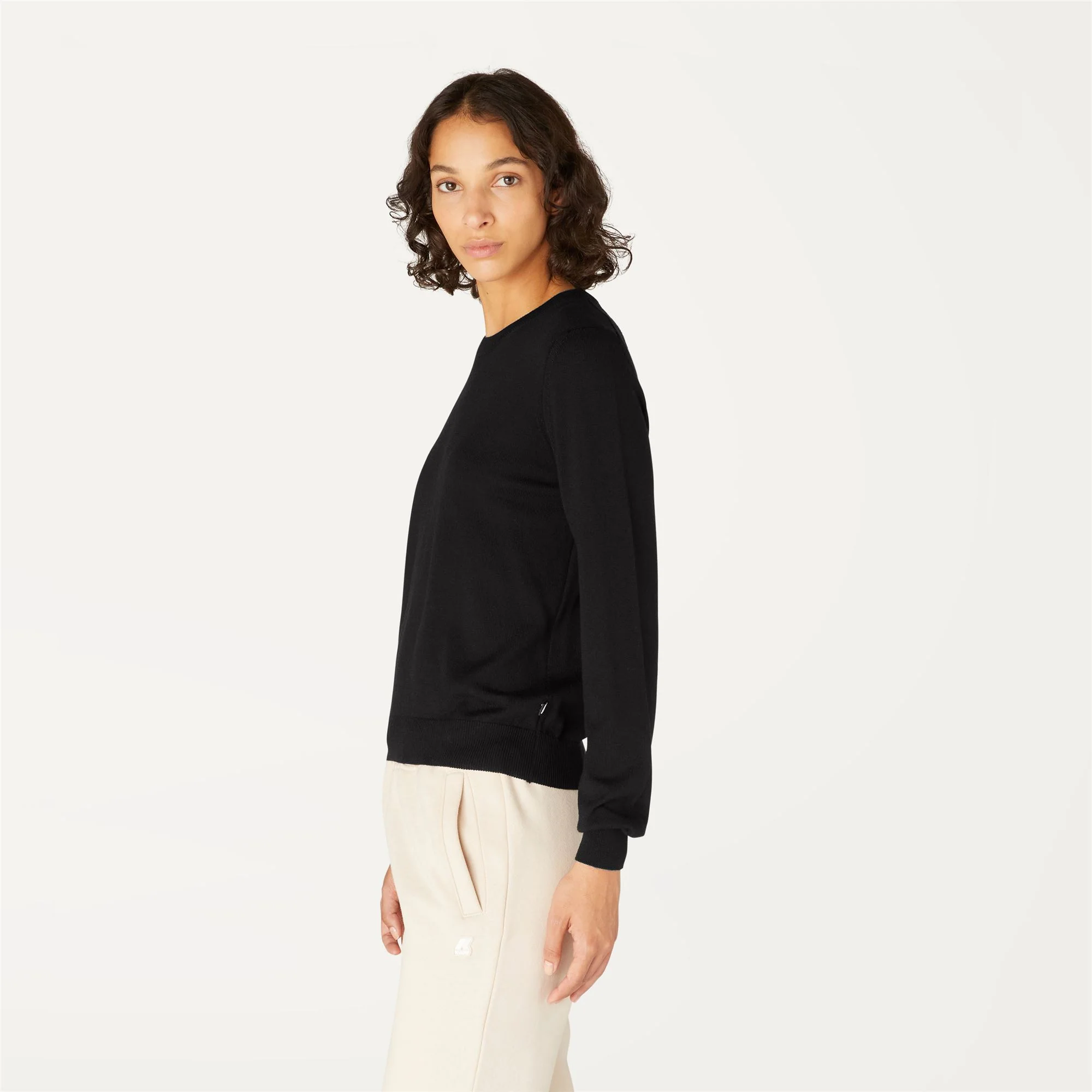 ABBI MERINO - KNITWEAR - Pull  Over - Woman - BLACK PURE - Image 4